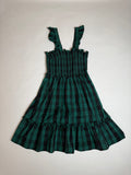 Draper James smocked sundress in Black Watch plaid