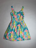 Lilly Pulitzer sleeveless pique dress in pastel floral