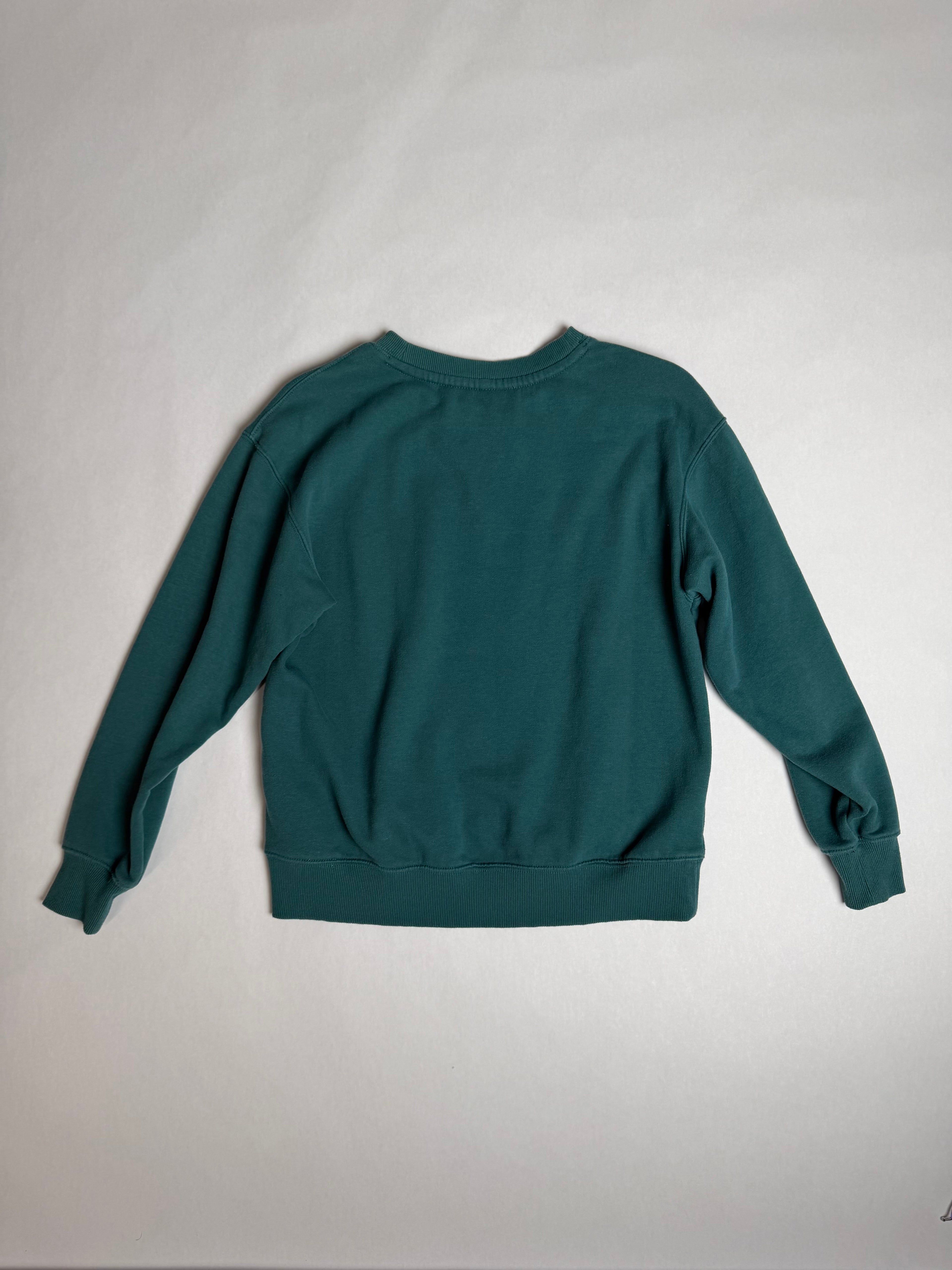 Calvin Klein Performance forest green crewneck sweatshirt — back