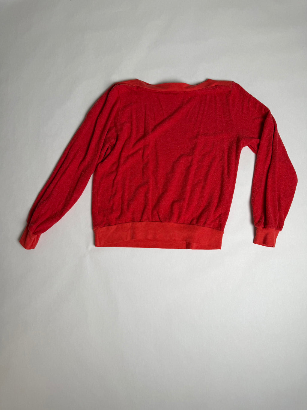 Wildfox The Girl red baggy beach jumper — back
