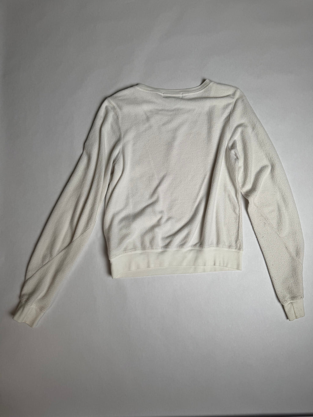 Wildfox cream baggy beach jumper — back