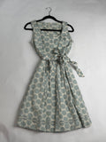 Banana Republic Sage + Cream polka dot fit-and-flare dress