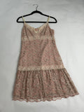 Arden B. Blush lace babydoll mini dress