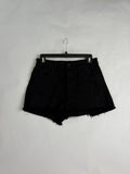 KUT From the Kloth Black high-rise denim cutoff shorts