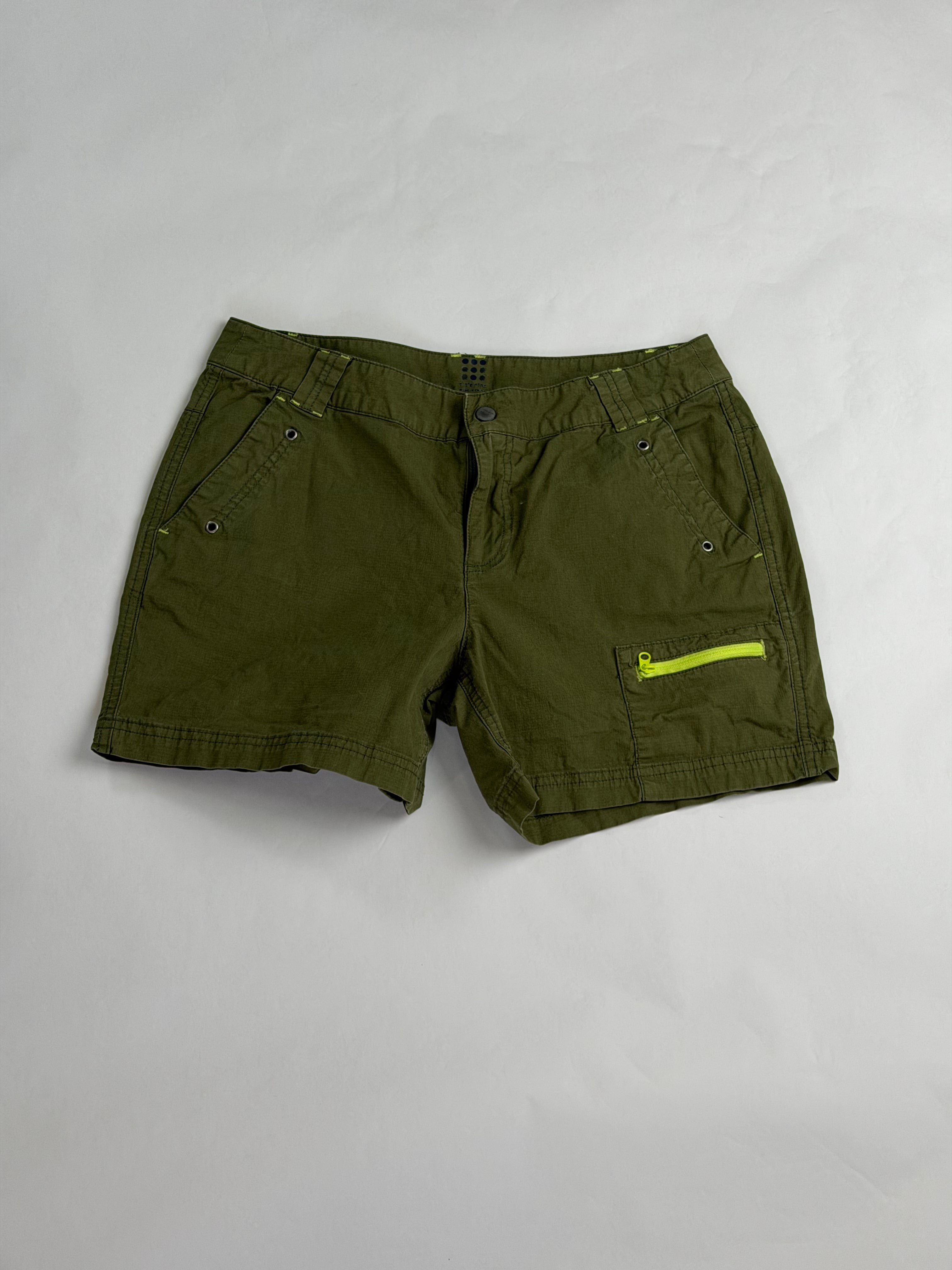 Tidal Nine Olive utility hiking shorts