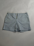 Telluride Clothing Co. Blue + White seersucker shorts