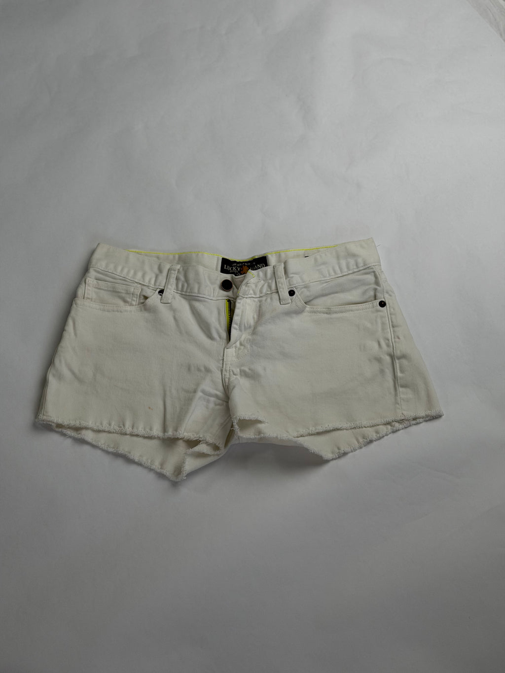 Lucky Brand White white denim cutoff shorts
